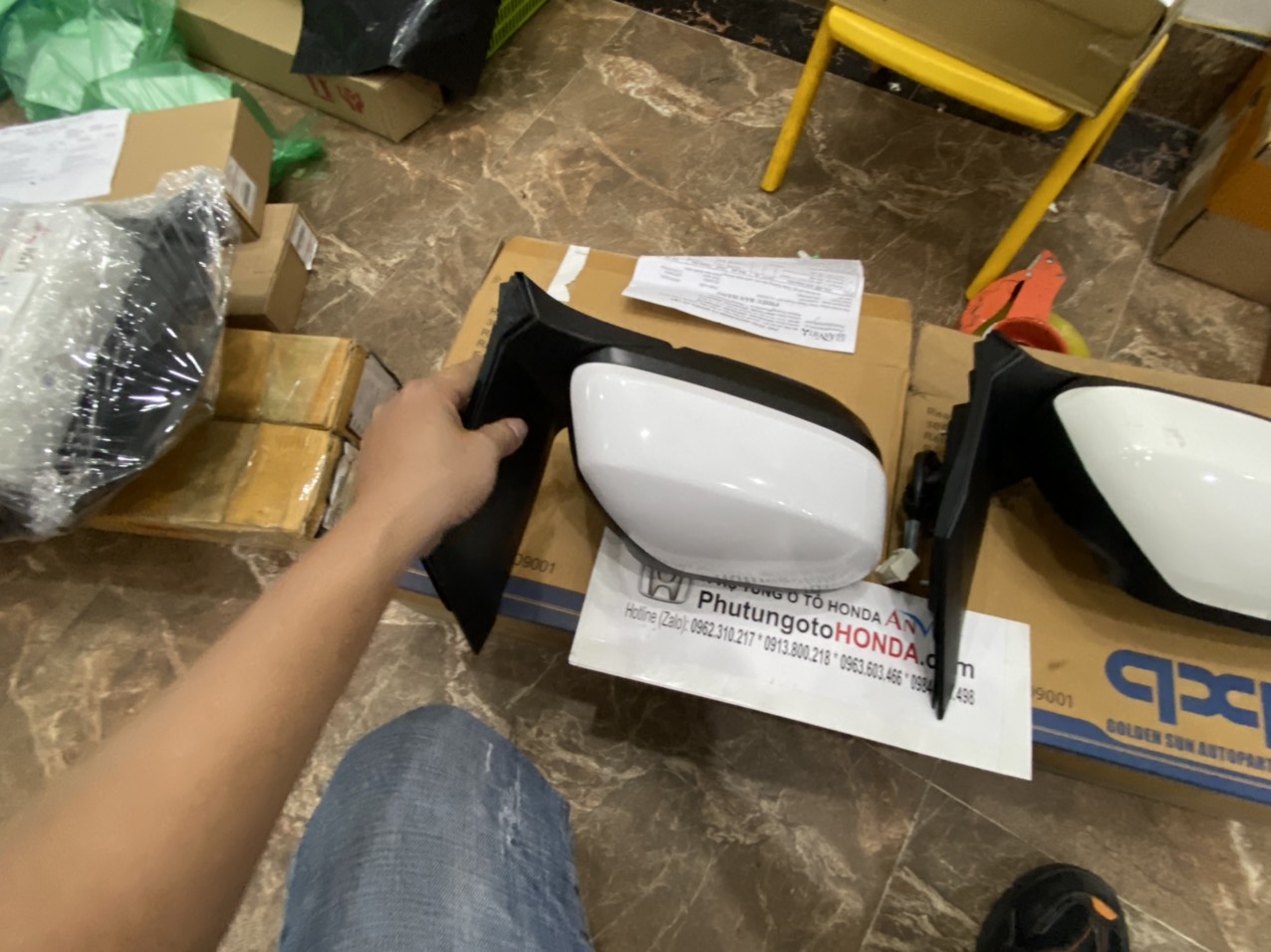 Gương chiếu hậu xe Honda City 2013 bản không xi nhan